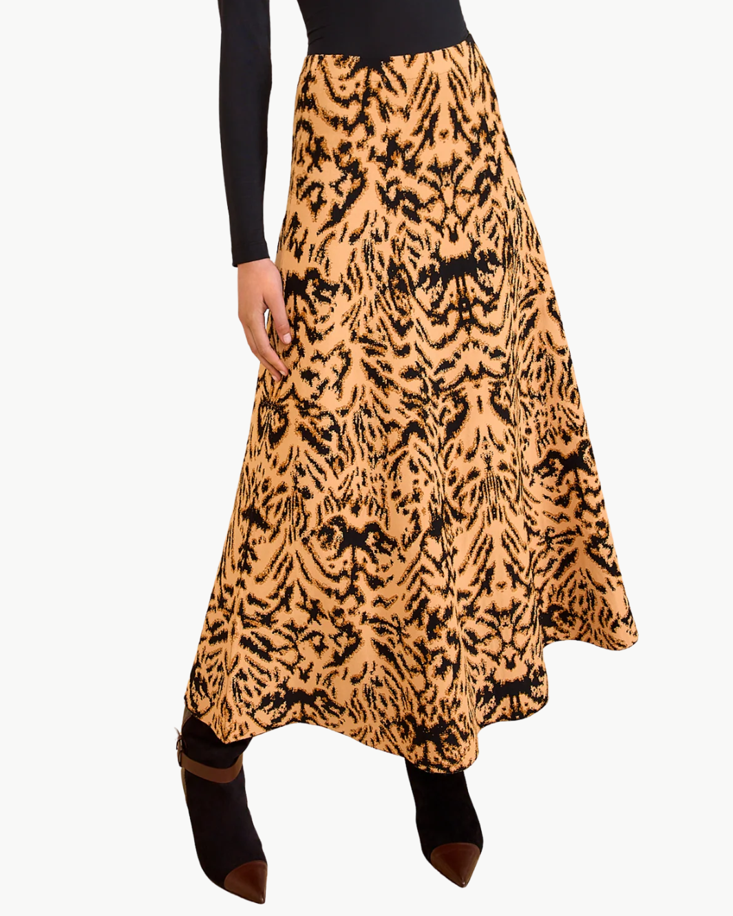 LANI JACQUARD KNIT SKIRT IN BENGAL