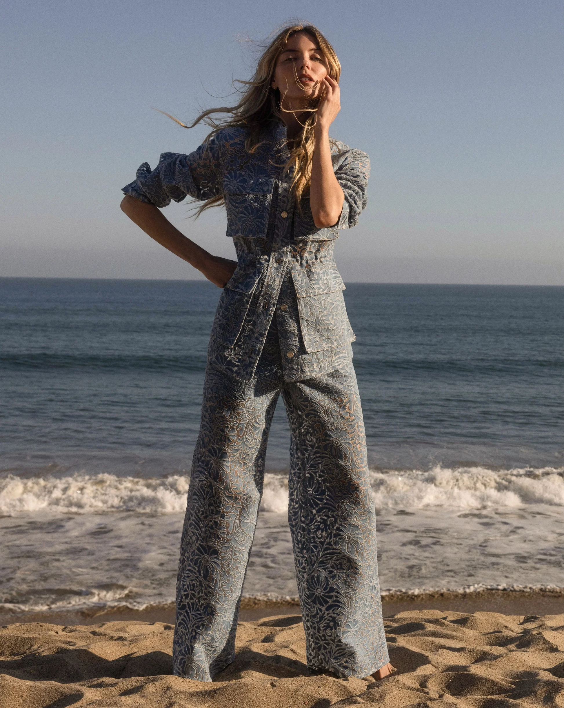 Lane Burnout Denim Jacket