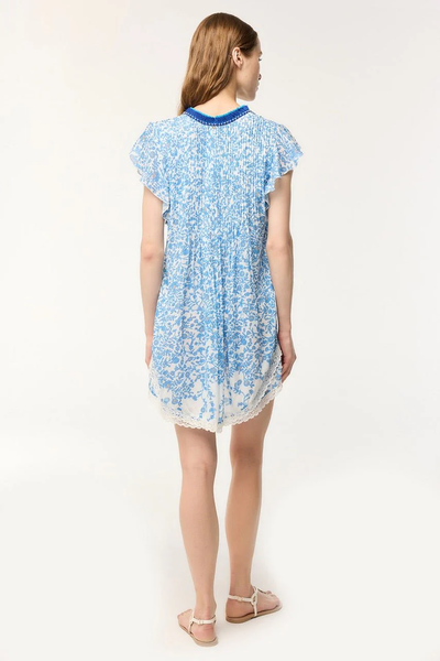 MINI DRESS SASHA IN BLUE LAZULI