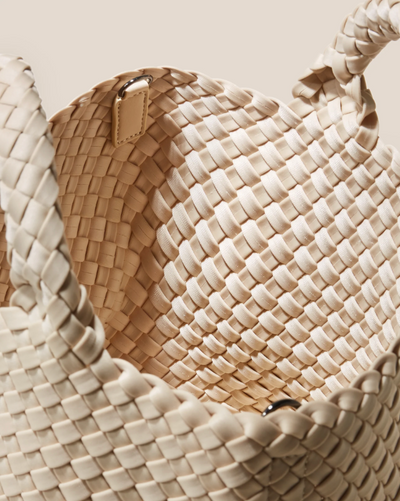 ST. BARTHS SMALL TOTE IN ECRU - Romi Boutique