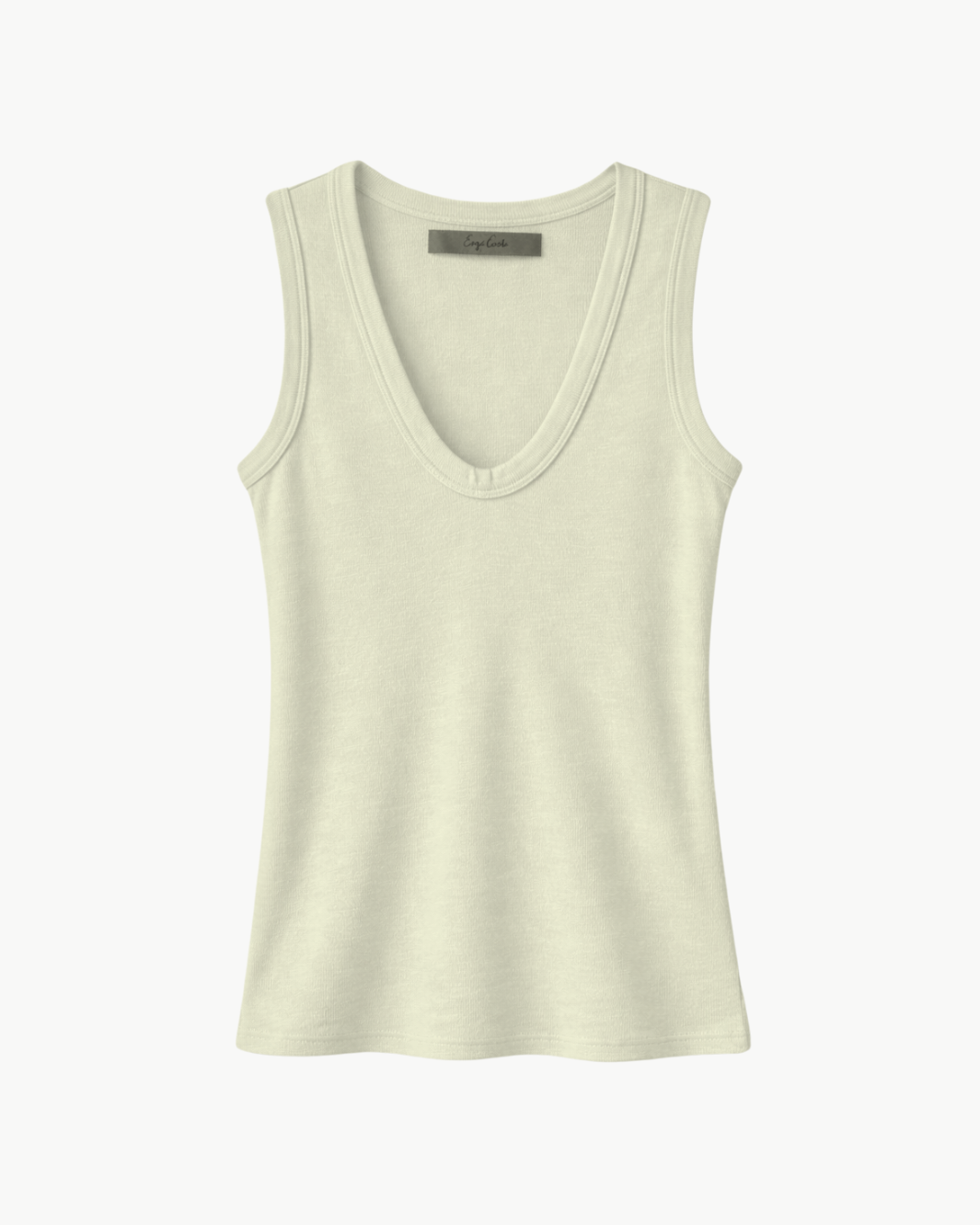 Enza Costa TEXTURED RIB SLEEVELESS U at Romi Boutique