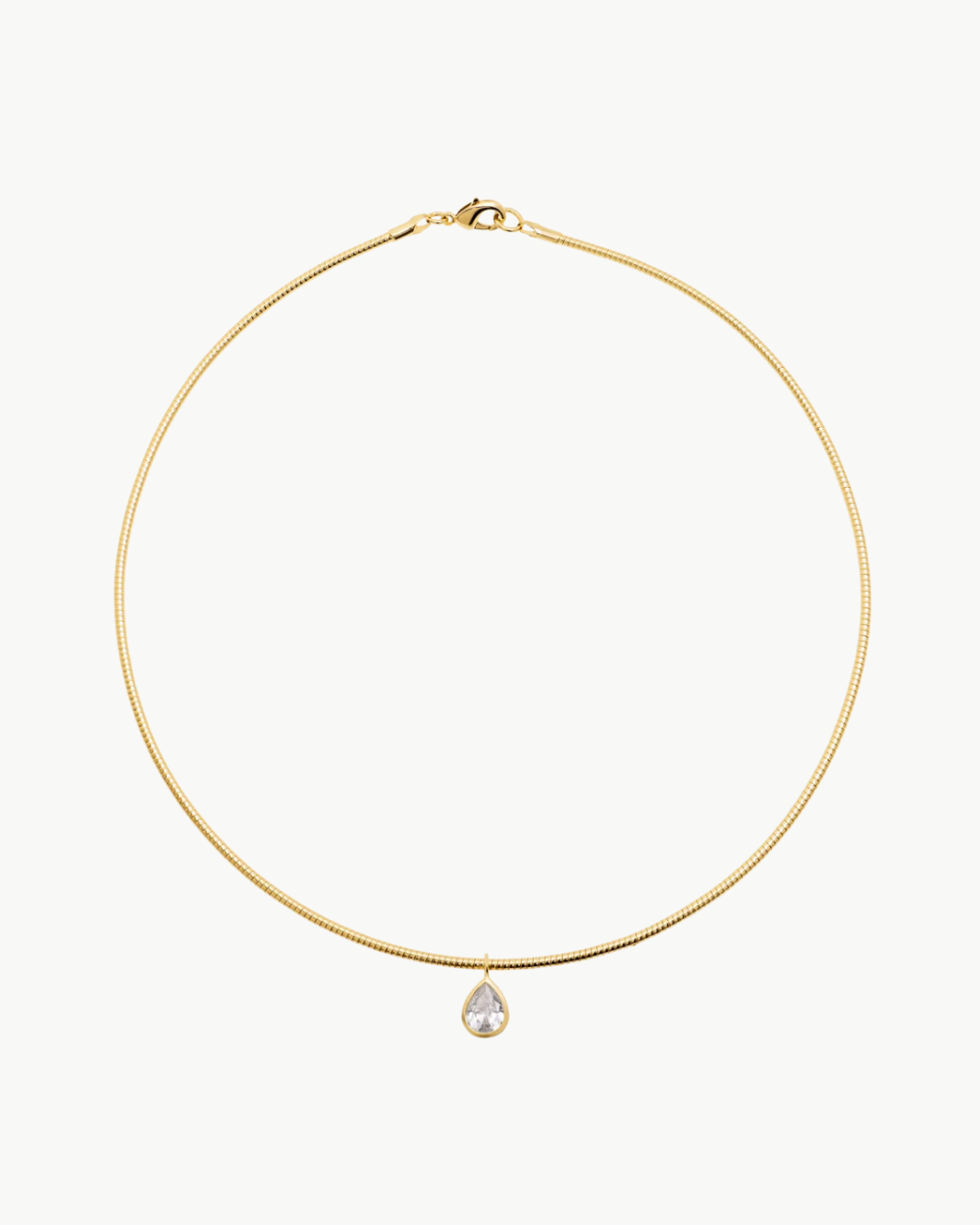 Teardrop Wire Necklace