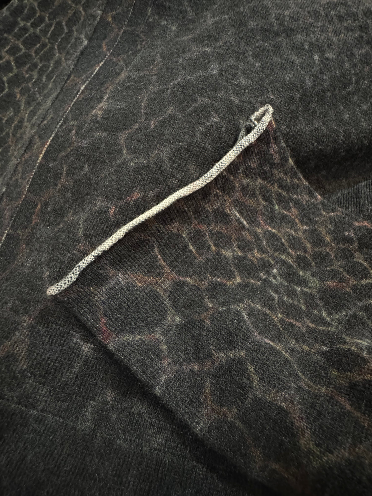 Elani Cashmere Snake Print Cardigan