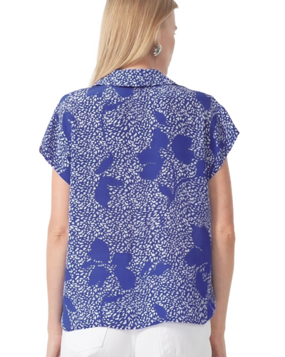 ABBY BLOUSE IN CONGO COBALT