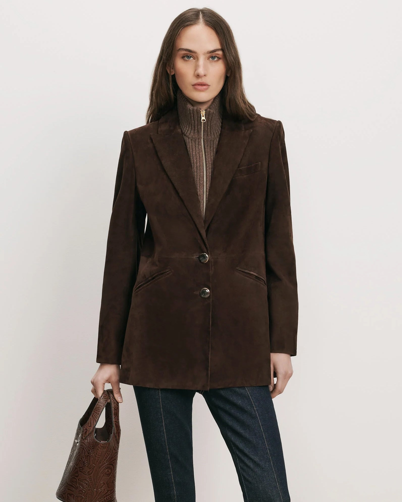 Maci Suede Dickey Jacket
