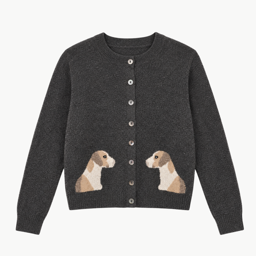 Autumn Cashmere Dog Cardigan at Romi Boutique