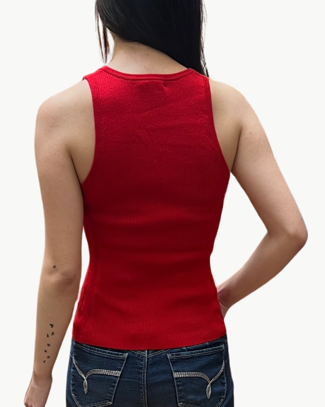 SUPERFINE MERINO RIBBED TANK TOP
