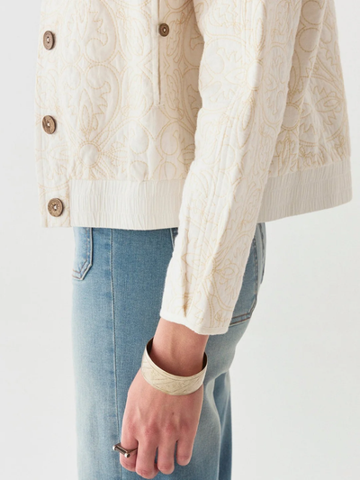 BOTICCELLI JACKET IN TESELA IVORY - Romi Boutique