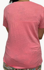 Hartford TORAMA KNIT T-SHIRT IN HIBISCUS at Romi Boutique