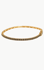 EF Collection Diamond Double Row Eternity Bracelet w/ Black Diamond at Romi Boutique