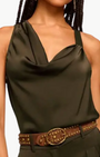 Ramy Brook Zoe Cowl Neck Tank Top at Romi Boutique