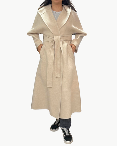 LYLIE COAT IN BEIGE CHINE