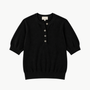 W.Cashmere Cosima Sweater w/ Pearl Buttons at Romi Boutique