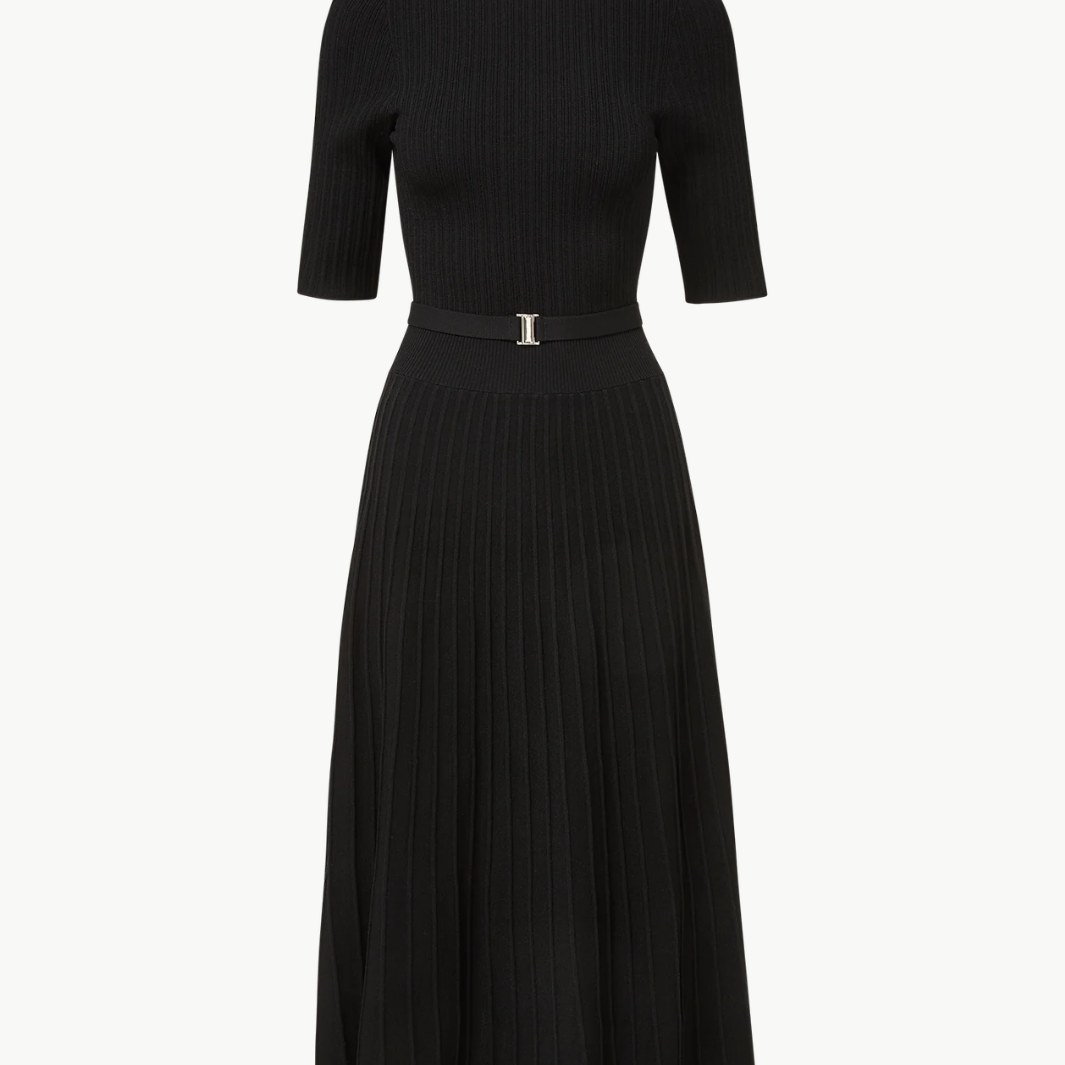Elthea Belted Midi Dress