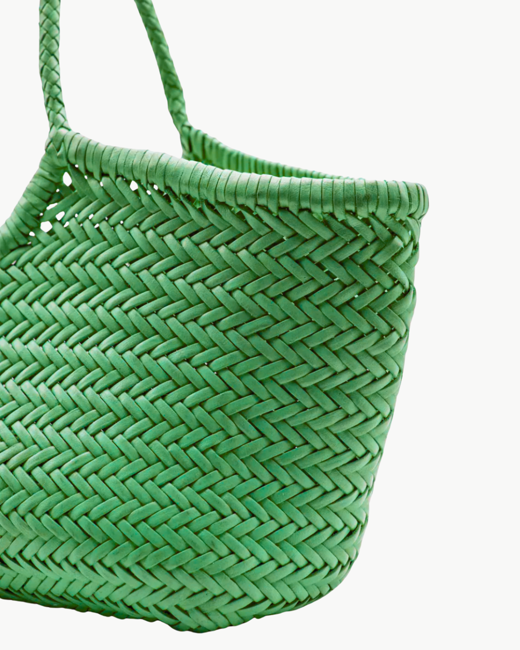 NANTUCKET BASKET BIG PARROT GREEN - Romi Boutique