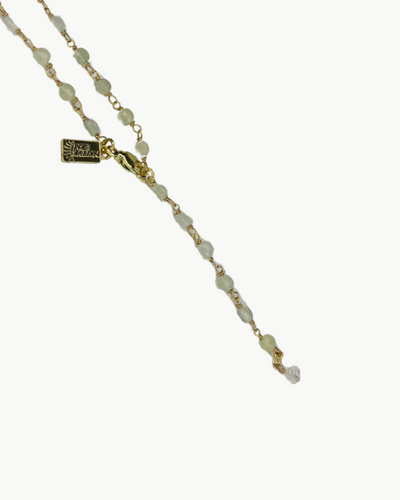 AUGUST BIRTHSTONE NECKLACE IN PERIDOT
