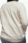 I Stole My Boyfriend's Shirt "LOVE" CREW SWEATSHIRT IN COCONUT MILK at Romi Boutique