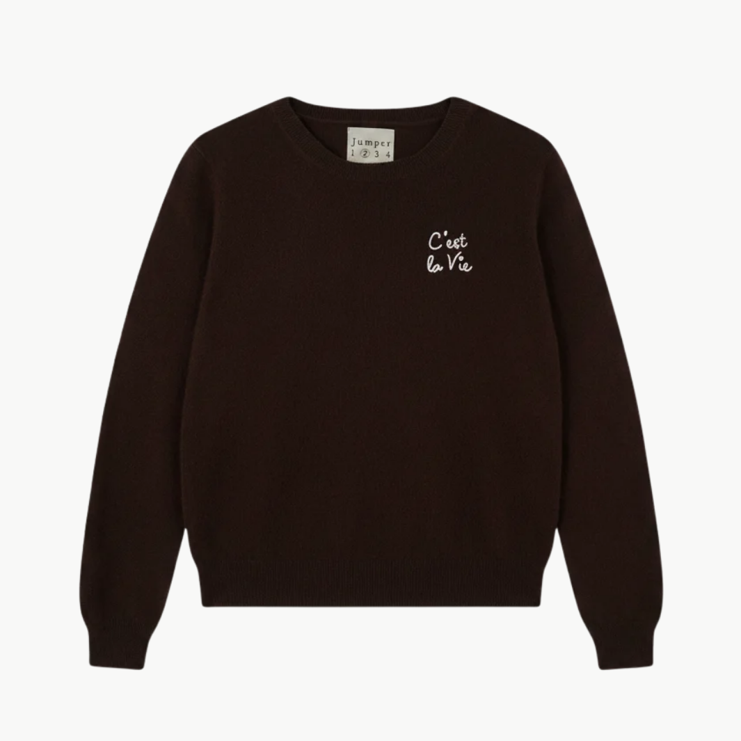 C'est La Vie Crew Sweater