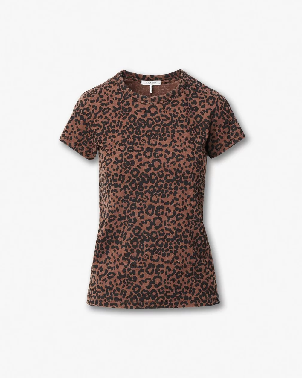 ALL OVER LEOPARD TEE IN BROWN MULTI