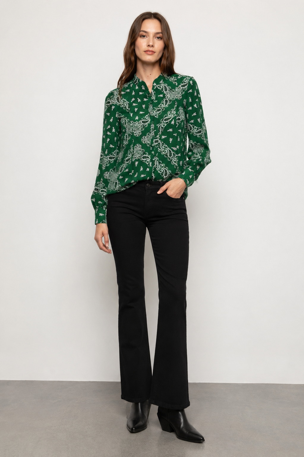 Twina Silk Blouse