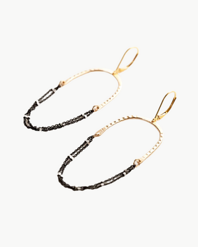 LEXI EARRINGS IN GOLD - Romi Boutique