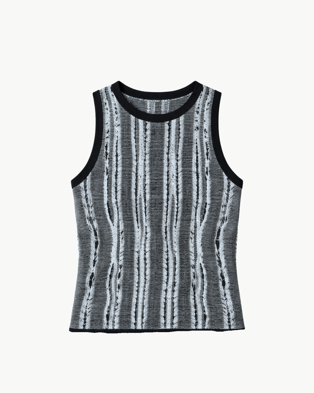 White & Warren LINEN BLEND TEXTURED TOP at Romi Boutique