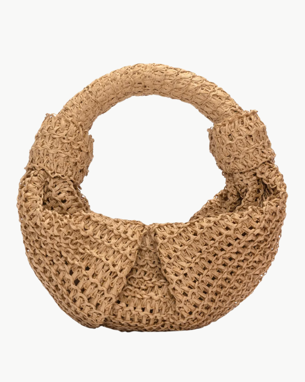 SIMON MILLER RAFFIA LOPSY BAG at Romi Boutique
