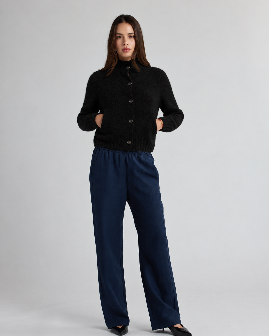 W.Cashmere Quincy Cardigan at Romi Boutique