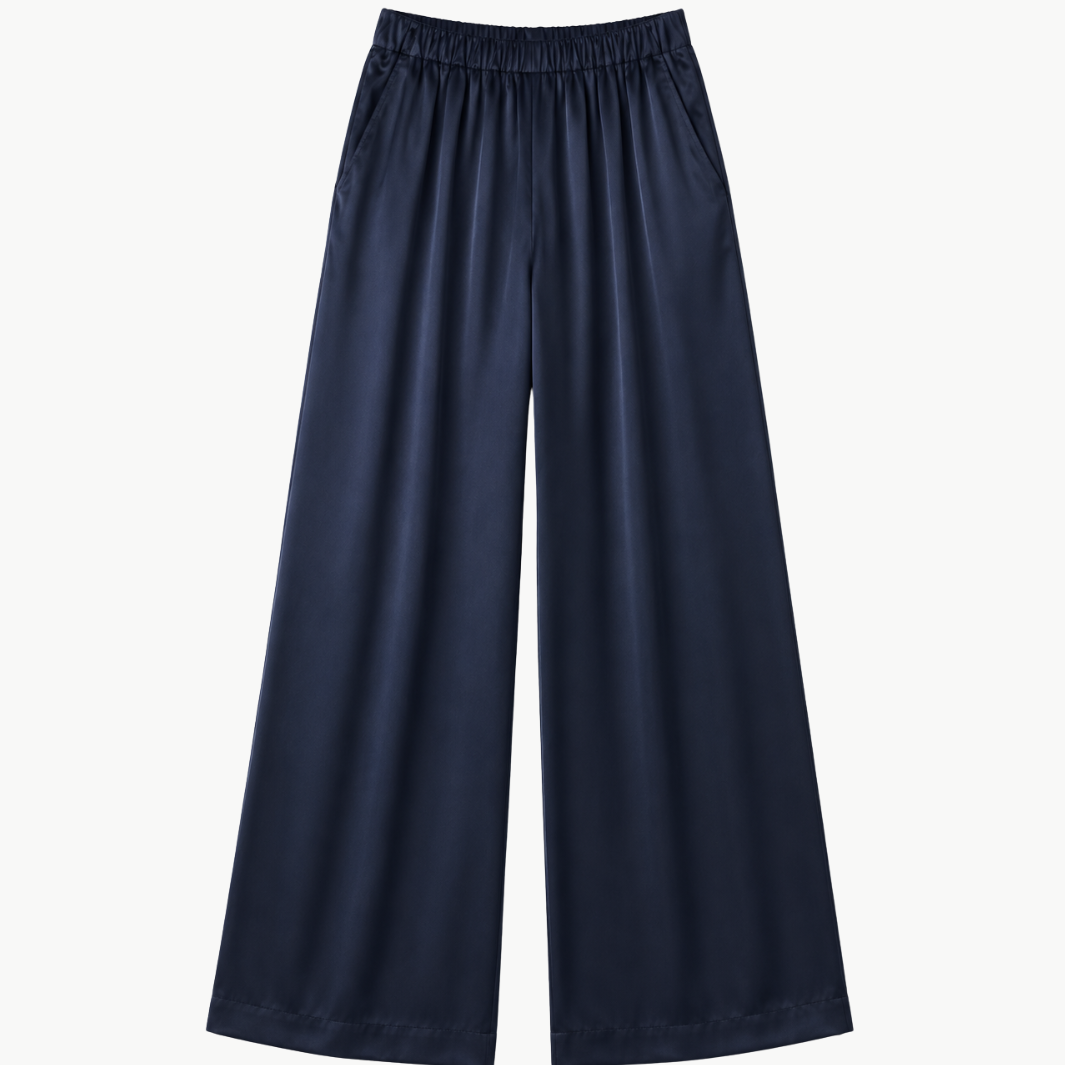 Brynn High Rise Pull On Wide Leg Pant