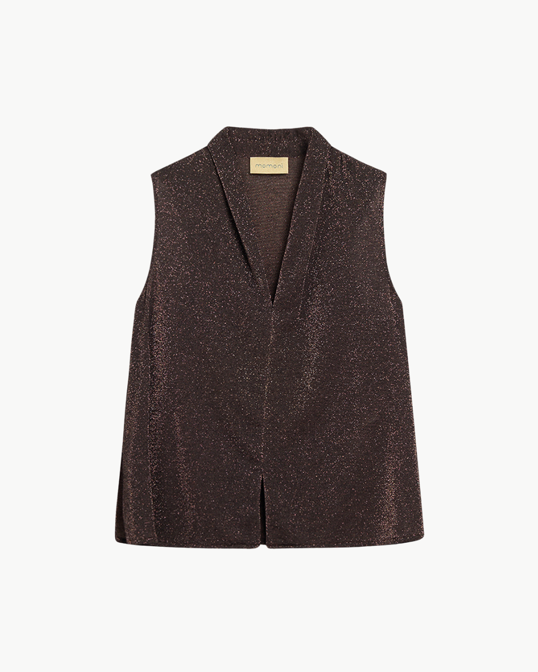 Kiri Bis Wide-Shoulder Sleeveless Top