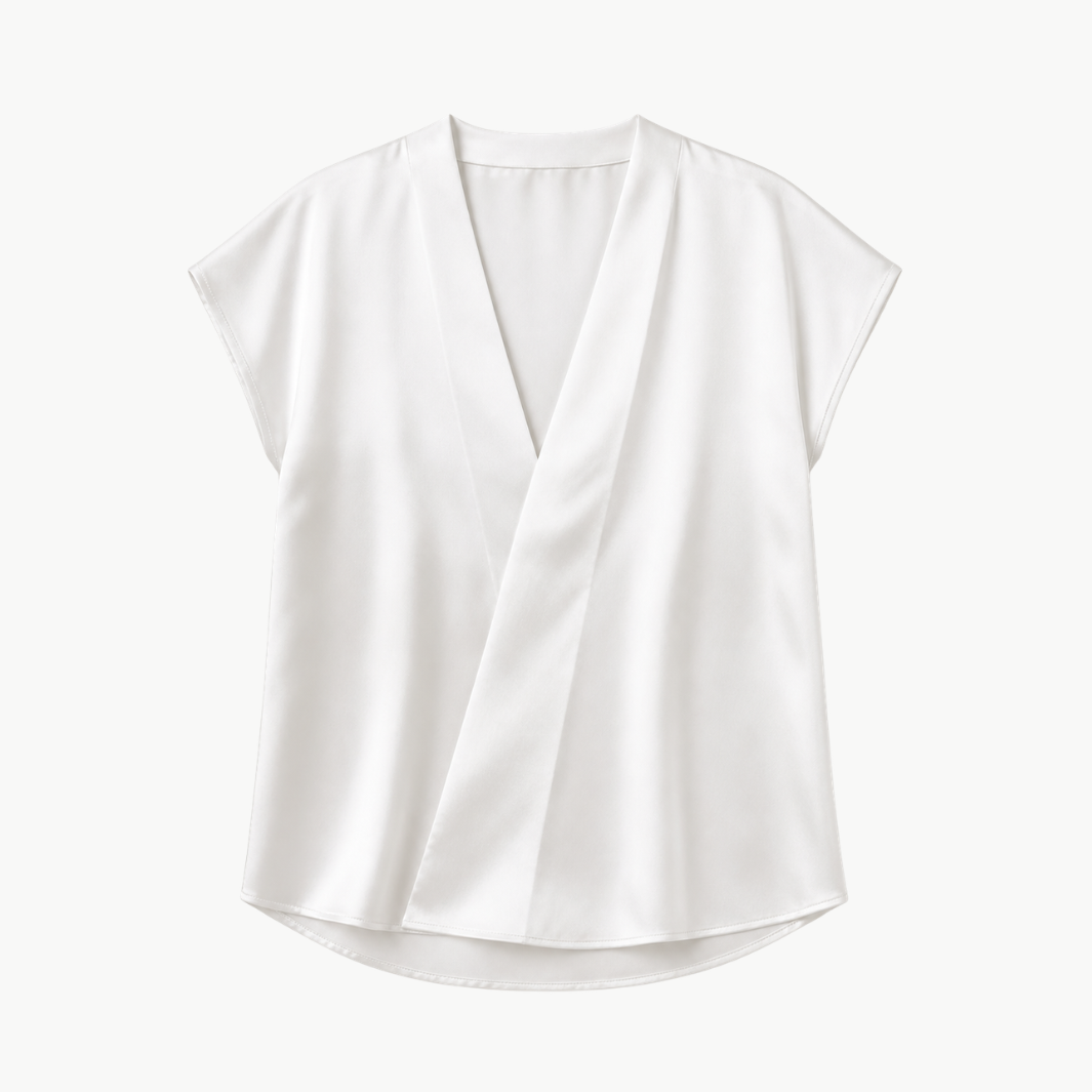 Go Silk Go Wrapper's Delight Top at Romi Boutique