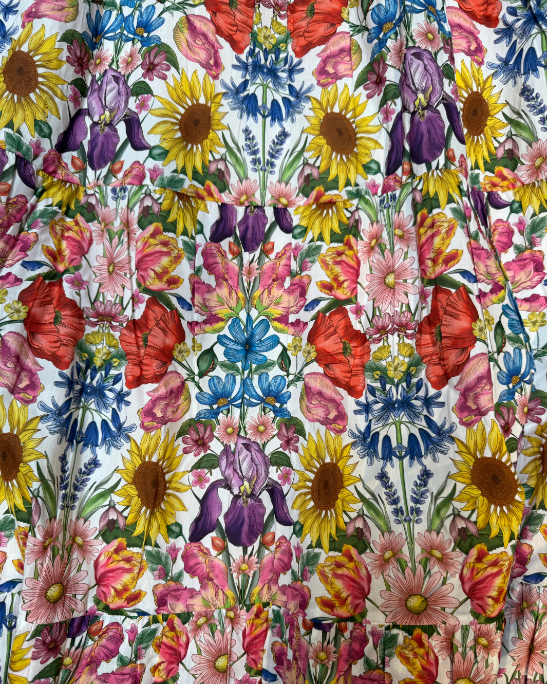 MARIBEL MIDI DRESS IN FLORAL MUSE PRINT