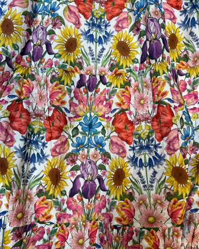 MARIBEL MIDI DRESS IN FLORAL MUSE PRINT