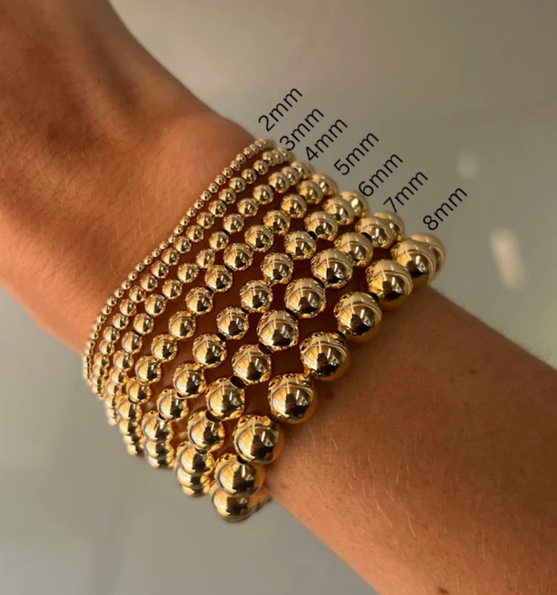Alexa Leigh 3MM BALL BRACELET IN STERLING SILVER at Romi Boutique