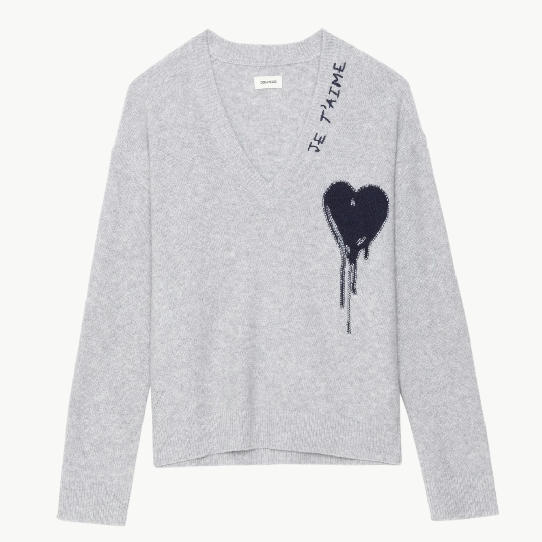Zadig & Voltaire MIKYZ CASHMERE SWEATER at Romi Boutique