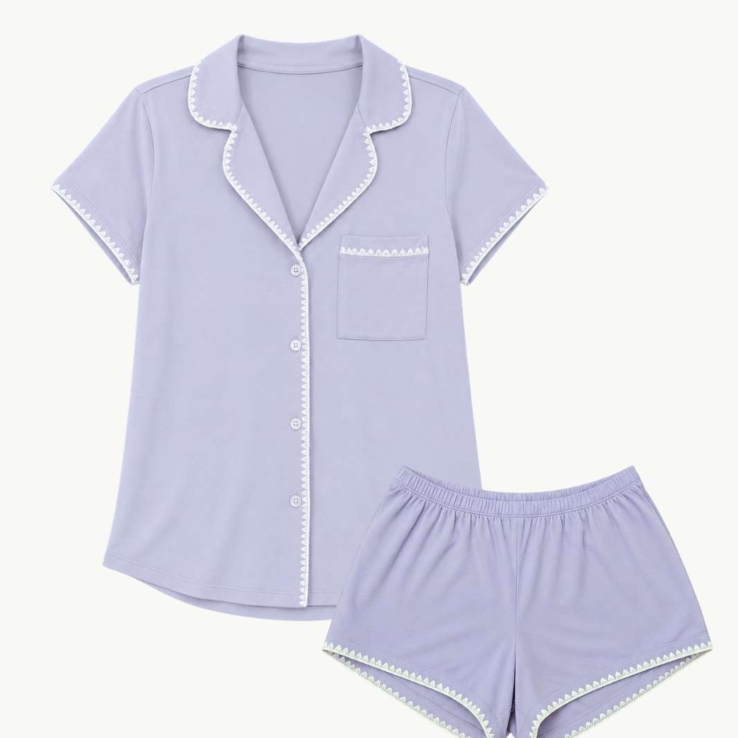 Eberjey Frida Shortie PJ Set at Romi Boutique
