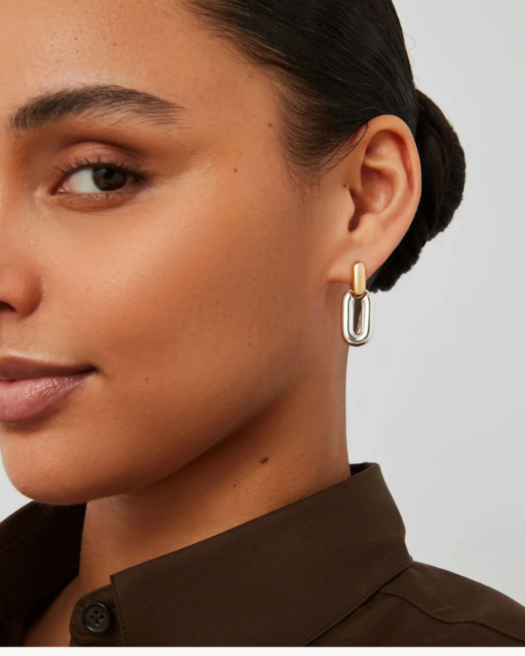 Puffy Detachable Link Earrings