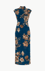 Hemant & Nandita Midi Dress with Slip at Romi Boutique