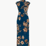 Hemant & Nandita Midi Dress with Slip at Romi Boutique