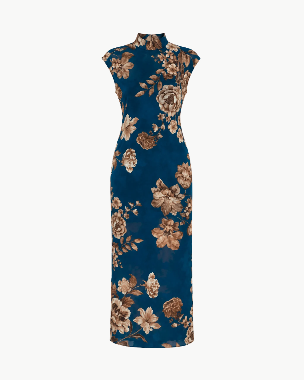 Hemant & Nandita Midi Dress with Slip at Romi Boutique