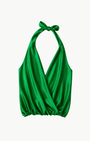 Ramy Brook Harriet Silk Halter Tank Top at Romi Boutique
