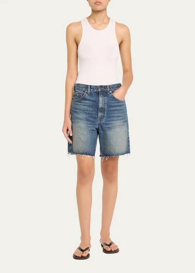 RUSSEL DENIM SHORT IN SIMON WASH