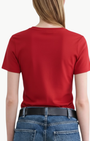 Nili Lotan Carol V-Neck Tee Shirt at Romi Boutique