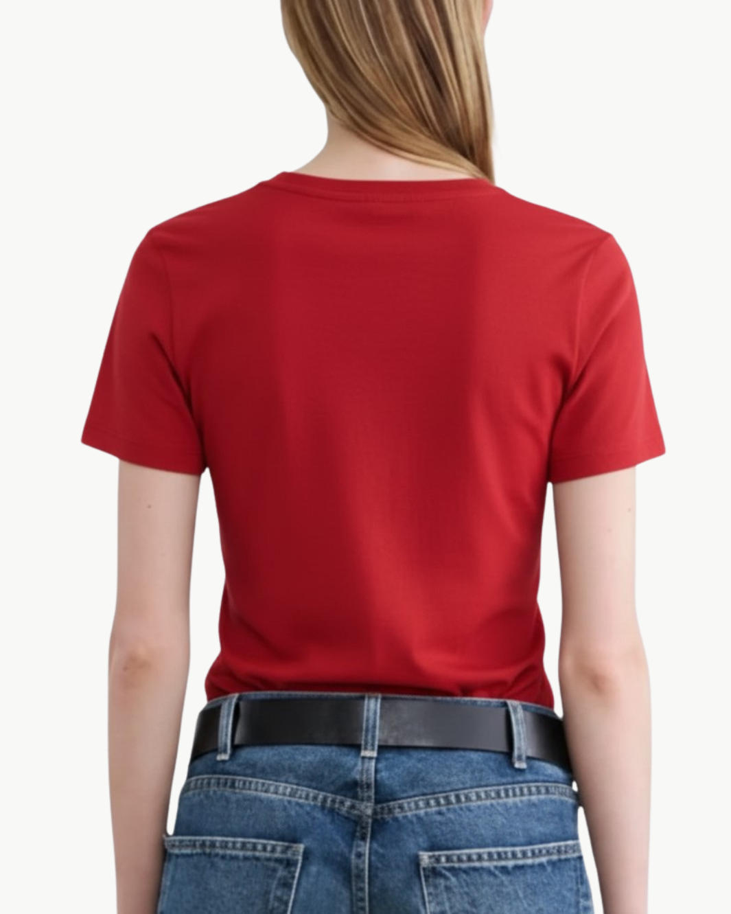 Nili Lotan Carol V-Neck Tee Shirt at Romi Boutique