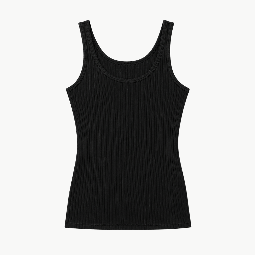Military Rib Crop Tank