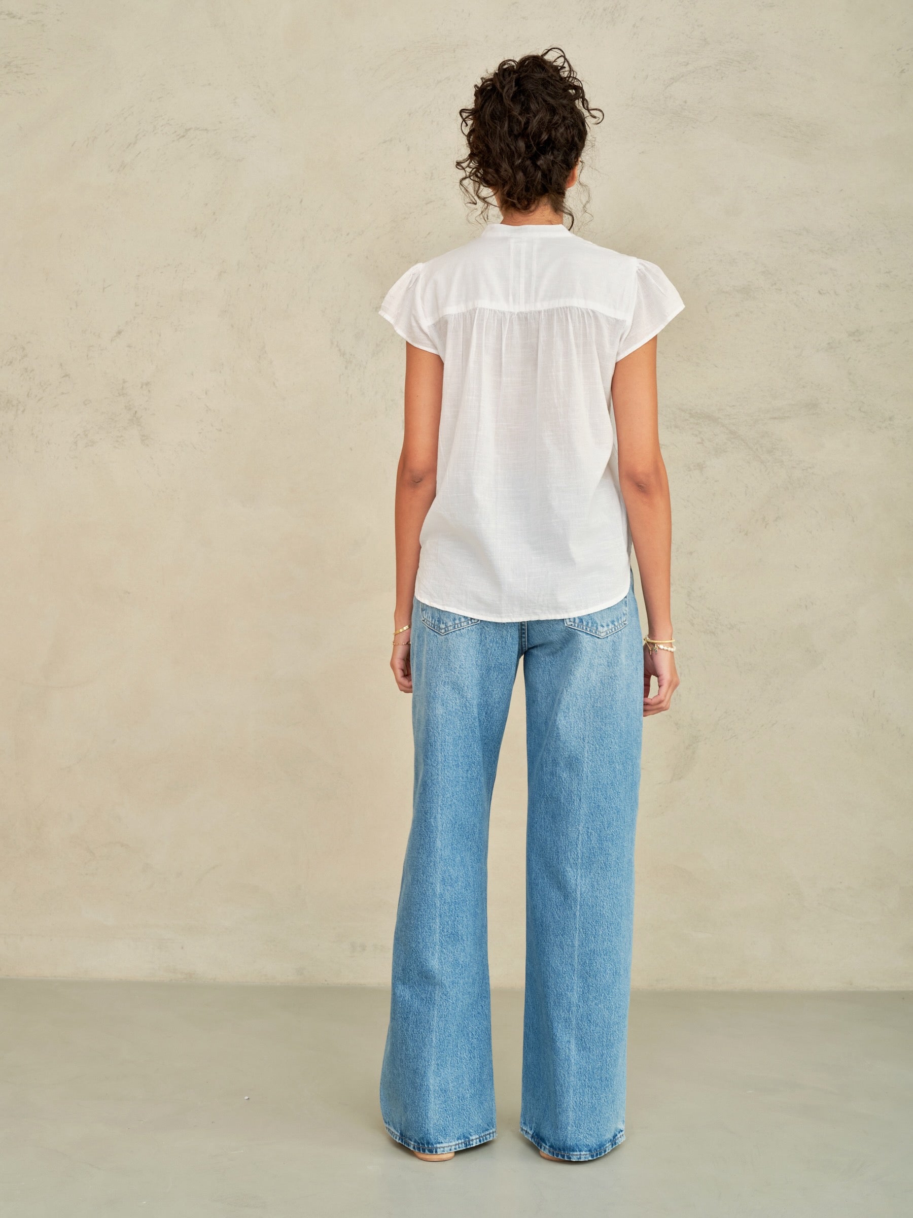 Mabe Freya Short Sleeve Top at Romi Boutique