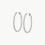 Signature Inside-Out Diamond Hoops