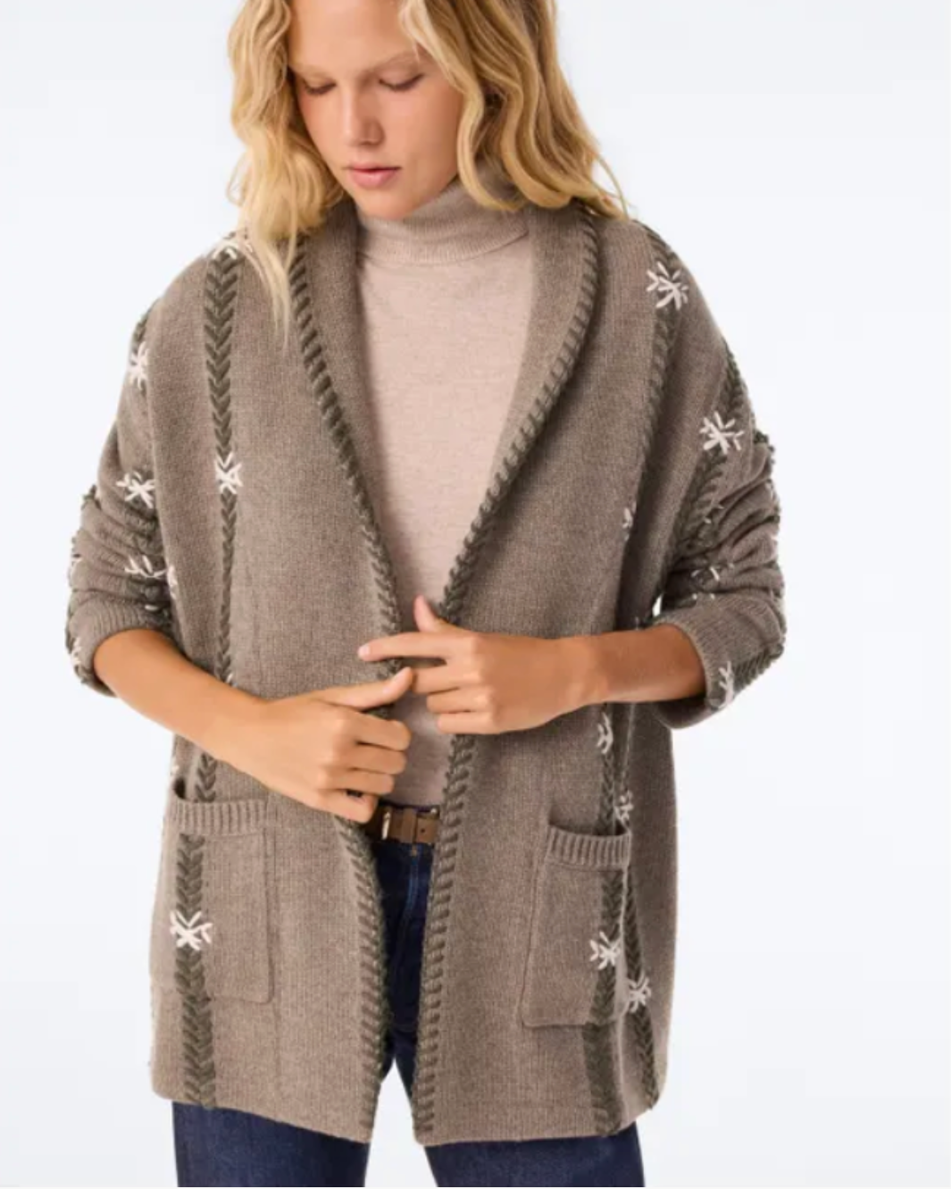 Cody Flake Cashmere Cardigan