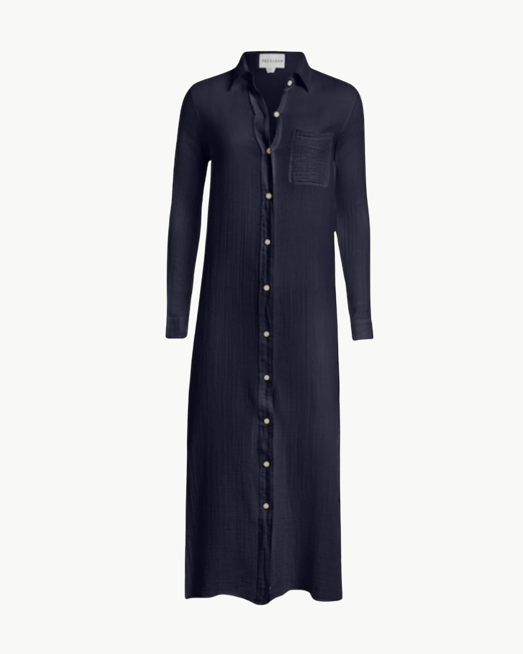 BOYFRIEND MAXI DRESS GAUZE - Romi Boutique