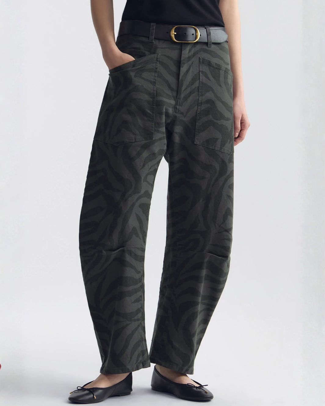 Nili Lotan Shon Zebra Pant at Romi Boutique